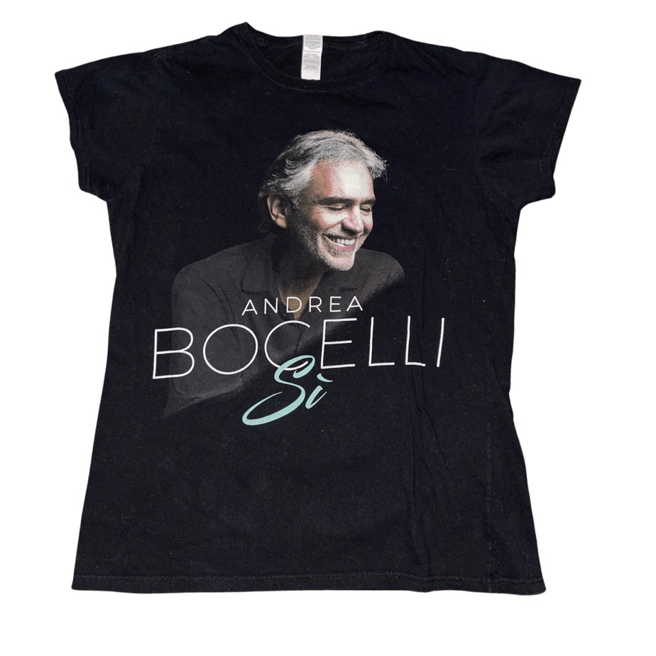 Andrea Bocelli Babydoll Concert Shirt Italian Tenor Classical Opera Artist